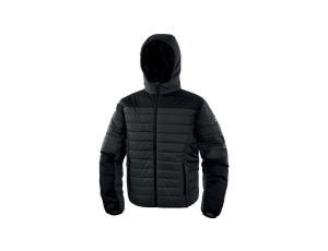 Kurtka puchowa pikowana z poliamidu Ripstop, kolor Szaro-Czarny, rozmiar: 3XL, BLOOMGR3X