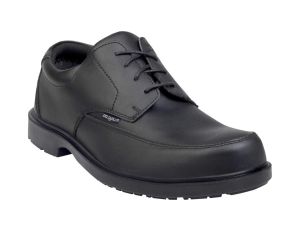 Półbuty skórzane dwoina licowa - podeszwa : PU, kolor Czarny, rozmiar: 45, BRIS2S3SNO45