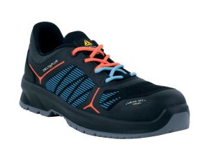 Półbuty z mikrofibry, TPU, dziane, kolor Czarno-niebieski, rozmiar: 45, CAMPISPSBL45