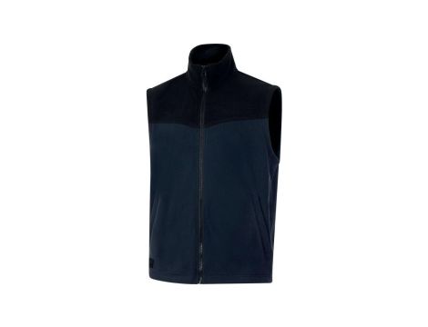 Ciepła kamizelka- polar poliester, kolor Granatowo-czarny, rozmiar: L, GILLIBMGT