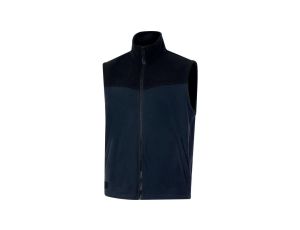 Ciepła kamizelka- polar poliester, kolor Granatowo-czarny, rozmiar: S, GILLIBMPT