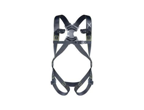 Szelki z 2 punktami zaczepowymi (tylny/przedni), kolor Czarny, rozmiar: XL/XXL, HAR22XXX