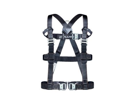 Szelki H Plus z 2 punktami zaczepowymi, kolor Czarny, rozmiar: XL/XXL, HAR22HAXX