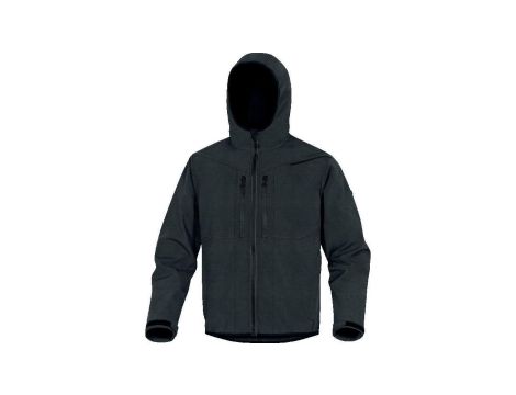 Bluza z tkaniny Softshell z poliestru, 3 warstwy laminowane, kolor Czarny, rozmiar: S, HORT2NNPT