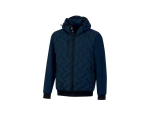 Ciepła Wiatrówka nieprzemakalna - płotno Pongee poliester Softshell, kolor Granatowy, rozmiar: L, LUTONBMGT