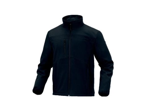 Bluza z tkaniny Softshell z poliestru, kolor Czarny, rozmiar: 3XL, LULE2NO3X