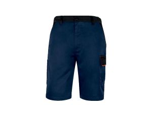 Bermudy Mach 1 z poliestru, kolor Granatowo-pomarańczowy, rozmiar: M, M1BE2BMTM