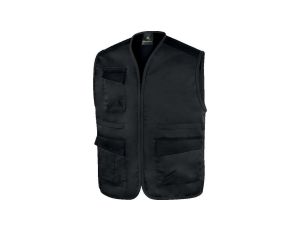 Kamizelka Mach 1 z wieloma kieszeniami, z poliestru, kolor Ciemnoszary, rozmiar: 3XL, M1GI2GG3X