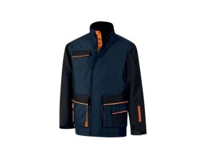 Kurtka nieprzemakalna - płótno Oxford 100 poliester membrana TPU kolor Granatowo-czarny, rozmiar: XXL, PALMABMXX