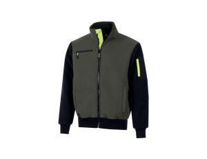 Kurtka polarowa - Polar poliester, kolor Ciemnoszary-czarny, rozmiar: XL, PORTOKAXG