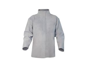 Bluza spawalnicza z dwoiny bydlęcej, kolor Szary, rozmiar: 3XL, SUMVESGR3X