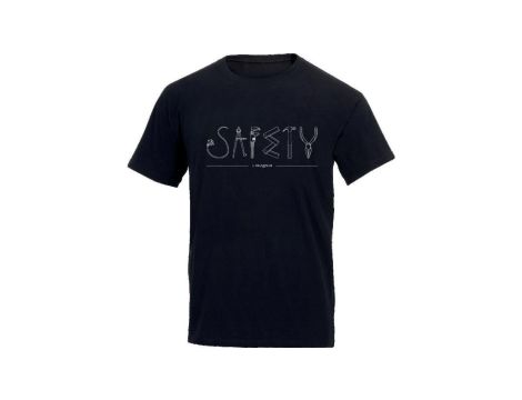 T-shirt z bawełny, kolor Czarny, rozmiar: M, SINGANOTM