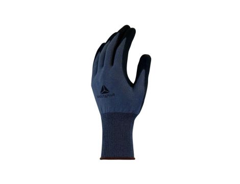 Rękawice dziane powlekane - nylon, HDPE, spandex, ścieg: 21, kolor Szary, rozmiar: 10, VECUTD11GR10
