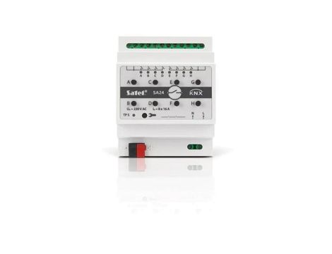 SATEL KNX 8-kanałowy aktor przełączający KNX-SA24