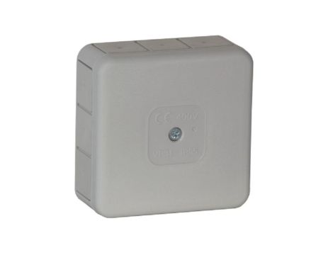 Puszka natynkowa pusta 12 wlotów VIPLAST VP-31 SZARA IP55 85x85x37mm 031-03