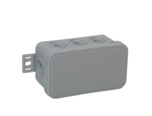 Puszka natynkowa pusta 8 wlotów VIPLAST V8 klik SZARA IP54 80x45x41mm 038-03