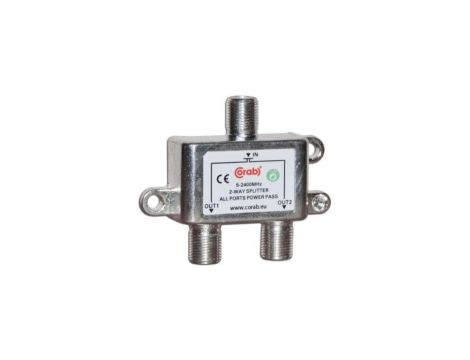 ROZGAŁĘŹNIK-SPLITER 5-2400 Mhz CORAB 2 DROŻNY Z PRZEJŚCIEM NAPIĘCIA