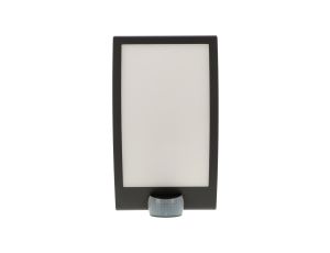 Oprawa elewacyjna z czujnikiem ruchu i zmierzchu Steinel L 22 S PIR max. 60W E27 IP44 IK03 230V antracyt / nierdzewna ST035709
