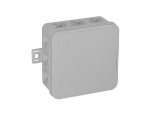 Puszka natynkowa pusta 12 wlotów VIPLAST V7 klik SZARA IP54 100x100x41mm 037-03