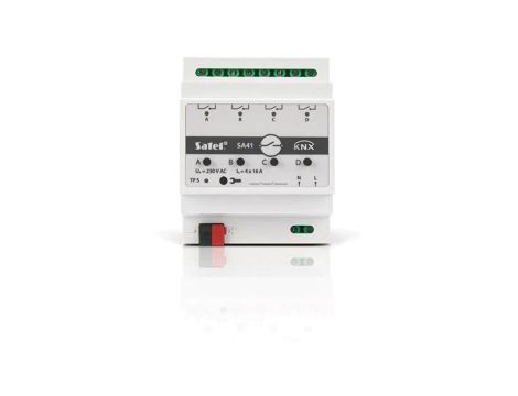 SATEL KNX 4-kanałowy aktor przełączający KNX-SA41