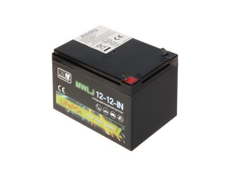 Akumulator LiFePO4 12,8V 12Ah MWLJ 12-12-IN T1