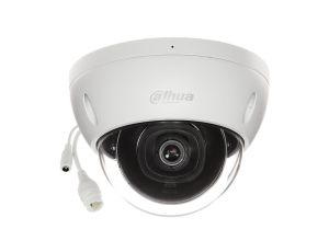 Kamera IP 5Mpix, kopułkowa, AI, SMD Plus, H.265, IP67, IK10, ob. 2.8mm, IR do 30m, WDR, HLC, SDXC, mikrofon, 12 VDC/PoE