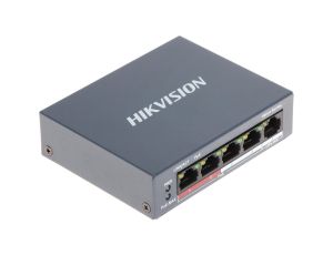 Switch PoE DS-3E0105P-E/M(B) 4-portowy Hikvision