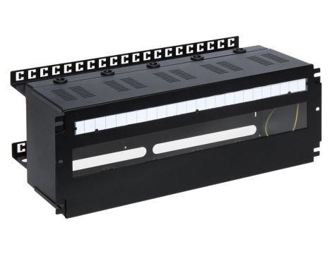 Obudowa z szyną DIN do szaf RACK 19cali A19-TS-35/OB-4U
