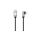 Kabel USB 2.0 USB-C na USB-C kątowy m/m 3A w oplocie ICOC MU2CC9-020-AL /2 m/