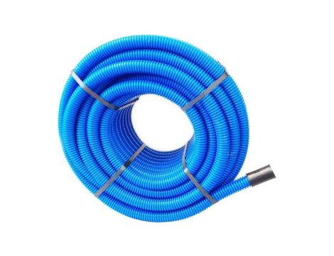 Rura karbowana Q-SYSTEMS Peszel do ziemi 32mm niebieski dwuwarstwowy 32mm 50mb