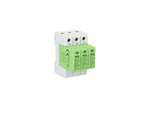 Ochronnik przepięć fotowoltaiczny DC klasy T1T2 (B+C) 3P 1200V 12,5kA GREEN
