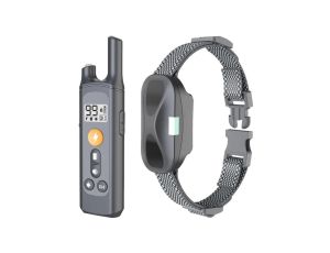 Elektryczna obroża treningowa dla psa, wodoodporna, zestaw z pilotem i latarką, zasięg 800m