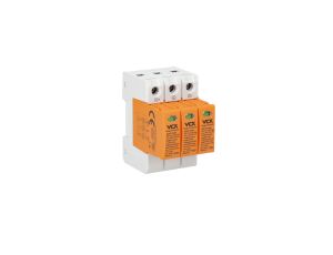 Ochronnik przepięć fotowoltaiczny DC klasy T1T2 (B+C) 3P 1200V 12,5kA RED