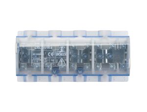 Odgałęźnik instalacyjny 4P OBL 25/16-4 4x25mm2/10x16mm2 szaro-niebieski A13-6148