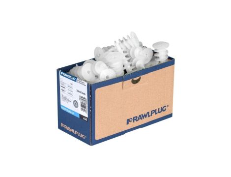 Kołki ślimakowe samowiercące 28x55mm plastikowe do styropianu, elewacji, wełny mineralnej 50szt RAWLPLUG