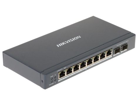 Switch PoE DS-3E1510P-SI 8-portowy SFP Hikvision