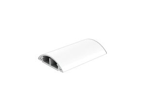 Listwa maskująca przewody TV maskownica uniwersalna napodłogowa naścienna 34x10mm biała 2m z taśmą 2-stronną KOPOS / 2 m /