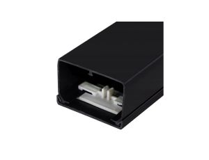 Listwa elektroinstalacyjna kanał kablowy LS czarny 60x40mm korytko z pokrywą / 2 m /