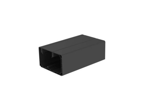 Kanał parapetowy dwuścienny PK czarny 90x55 IK07 KOPOS do instalacji modułów 45x45mm Mediabox / 2 m /