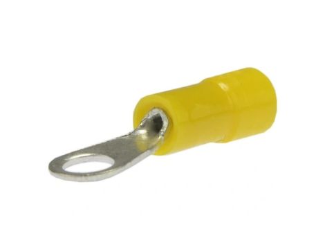 Końcówka oczkowa izolowana typ KOE DIN 25mm2 / M6 miedziana cynowana galwanicznie żółta ERKO