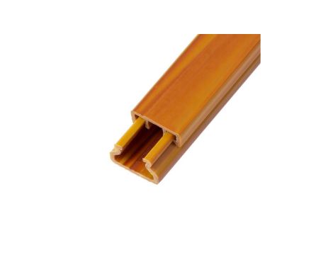 Listwa elektroinstalacyjna kanał kablowy MKE 15x25mm korytko z pokrywą AKS drewno jasne / 2 m /