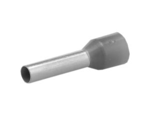 Końcówka tulejkowa izolowana typ HI / TE DIN 4,0mm2 / 10mm miedziana cynowana galwanicznie szara Elpromet 100szt.