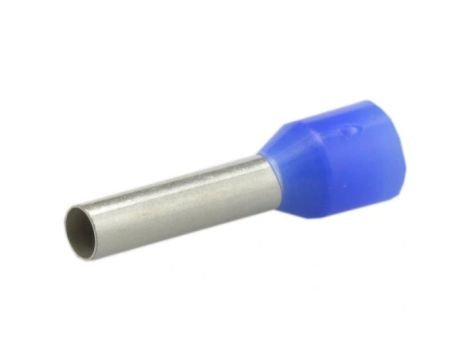 Końcówka tulejkowa izolowana typ HI / TE DIN 2,5mm2 / 12mm miedziana cynowana galwanicznie niebieska Elpromet 100szt.