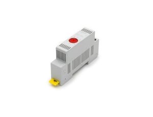 Termostat NC otwierający, regulowany (do sterowania elementów grzejnych), na szynę DIN DN-TMZ-41-F