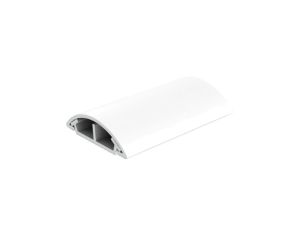 Listwa maskująca przewody TV maskownica uniwersalna napodłogowa naścienna 34x10mm biała 2m z folią ochronną KOPOS / 2 m /