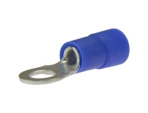 Końcówka oczkowa izolowana typ KOE DIN 16mm2 / M6 miedziana cynowana galwanicznie niebieska ERKO