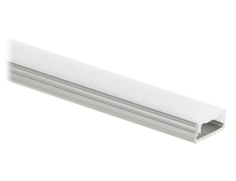 Profil z kloszem do taśm LED PR-LED/SA/2M natynkowy srebrny