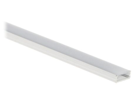 Profil z kloszem do taśm LED PR-LED/SW/2M natynkowy biały
