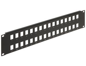 Patch panel RACK 19cali 32xKEYSTONE PP-32/FX/2U