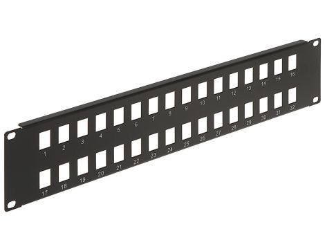 Patch panel RACK 19cali 32xKEYSTONE PP-32/FX/2U